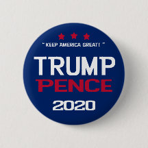 Trump Pence 2020 VerkiezingsButton