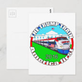 Trump Pence America first Briefkaart (Voorkant / Achterkant)
