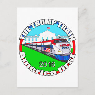 Trump Pence America first Briefkaart