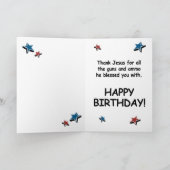 Trump Pence Birthday Card - Je geboortedatum viere Kaart (Binnen)