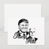 Trump Pence - Bustes - Briefkaart (Voorkant / Achterkant)