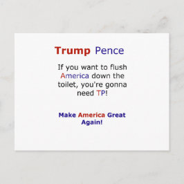 Trump Pence Funny Meme Election 2016 Briefkaart