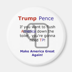 Trump Pence Funny Meme Verkiezing 2016 Magneet