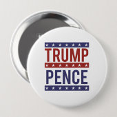 Trump Pence - in 2016 - -  Ronde Button 4,0 Cm (Voorkant /achterkant)