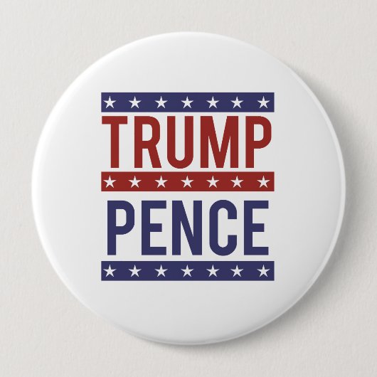 Trump Pence - in 2016 - -  Ronde Button 4,0 Cm (Voorkant)
