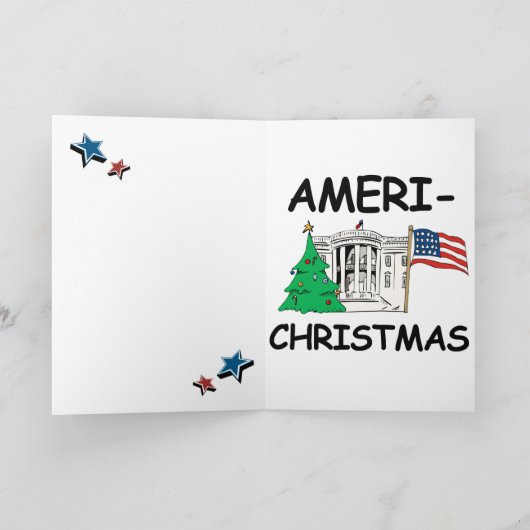 Trump Pence Kaart - We wensen u Ameri Ch (Binnen)