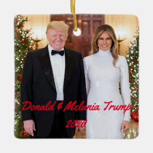 Trump/Pence-kerstversiering Keramisch Ornament
