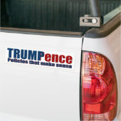 Trump Pence Policies die Sense Bumper Sticke maken Bumpersticker (Op Truck)