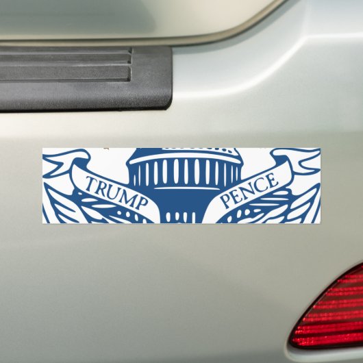 Trump Pence President Inaugural Logo Inauguratie Bumpersticker (Op auto)