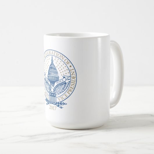 Trump Pence President Inaugural Logo Inauguratie Koffiemok (Voorkant rechts)