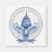Trump Pence President Inaugural Logo Inauguratie Magneet (Voorkant)