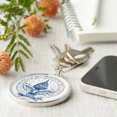 Trump Pence President Inaugural Logo Inauguratie Sleutelhanger (Zijkant)