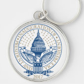 Trump Pence President Inaugural Logo Inauguratie Sleutelhanger (Voorkant)