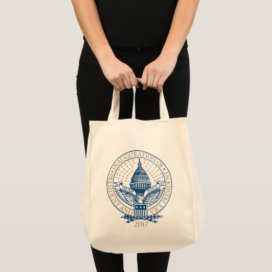 Trump Pence President Inaugural Logo Inauguratie Tote Bag (Voorkant (product))