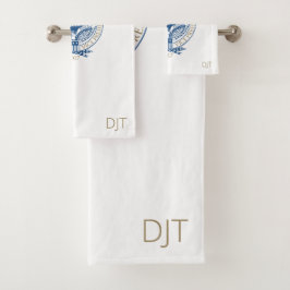 Trump Pence presidentiële inauguratie monogram Bad Handdoek