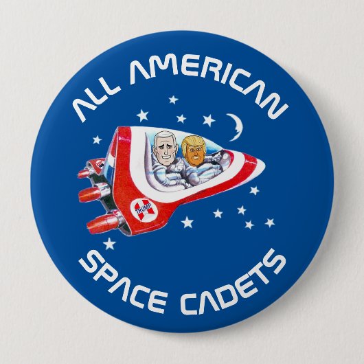 Trump & Pence Ronde Button 4,0 Cm (Voorkant)