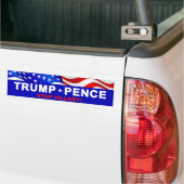 Trump Pence Stop Hillary Bumpersticker (Op Truck)