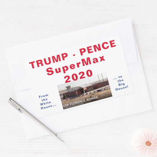 Trump Pence SuperMax 2020 sticker (Envelop)