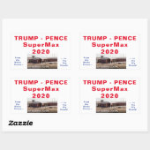 Trump Pence SuperMax 2020 sticker (Vel)