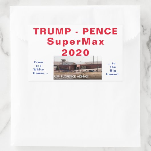 Trump Pence SuperMax 2020 sticker (Tas)