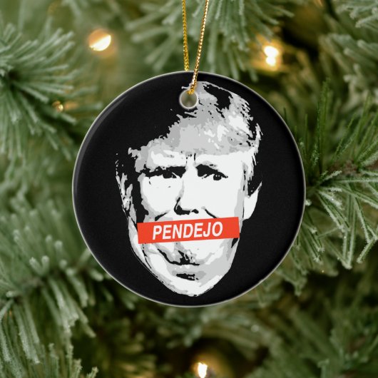 Trump: Pendejo Keramisch Ornament (Boom)