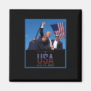 Trump Pennsylvania Rally schieten 2024 Magneet