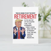 Trump Pensioengroet Kaart (Staand voorkant)