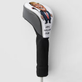 Trump personaliseert deze twee golfheadcover (Schuin)