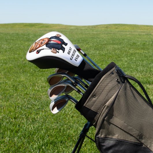Trump personaliseert deze twee golfheadcover (Insitu)