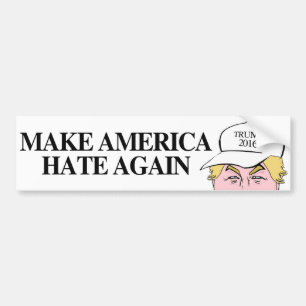 Trump Pet - maak Amerika weer haat -.png Bumpersticker