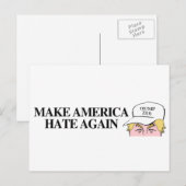 Trump Pet - Make America Hate Again - PNG Briefkaart (Voorkant / Achterkant)
