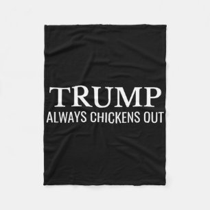 Trump Piept Altijd – Grappige Politieke Taco Fleece Deken