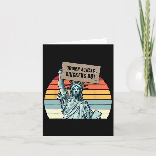 Trump Piept Altijd Kaart (Voorkant)