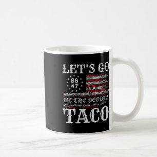 Trump Piept Altijd Let's Go Taco Grappige Meme Koffiemok