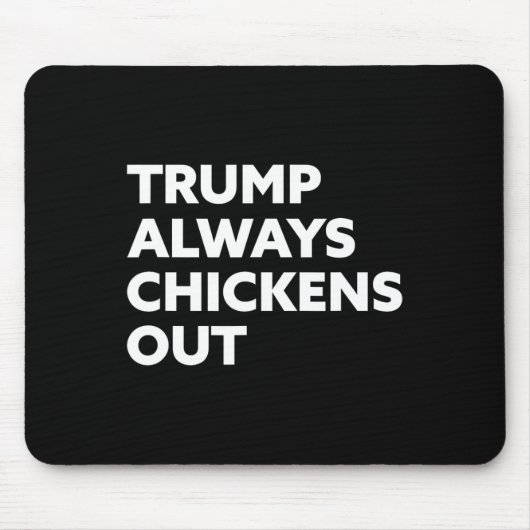 Trump Piept Altijd - Taco 1 Muismat (Voorkant)