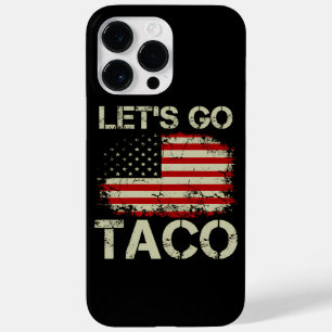 Trump Piept Altijd Terug Laten we Taco Gaan Case-Mate iPhone 14 Pro Max Hoesje