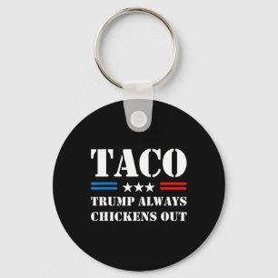 Trump Piept Altijd Uit bij Taco Handel Grappige Me Sleutelhanger