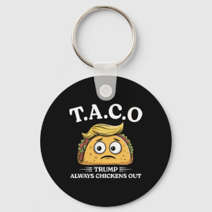 Trump Piept Altijd Uit Taco Grappige Taco Trump Sh Sleutelhanger