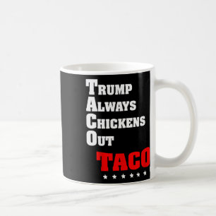 Trump Piept Altijd Uit Taco Handel Grappige Meme 1 Koffiemok