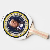 Trump Ping Pong Tafeltennisbatje (Zijkant)