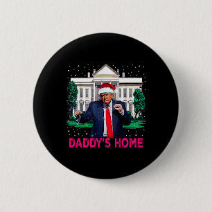 Trump Pink 2024 - Neem het huis van Amerika CK Dad Ronde Button 5,7 Cm