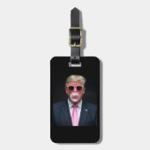 Trump Pink Bubble Gum President 47 Verenigde State Bagagelabel (Voorkant verticaal)