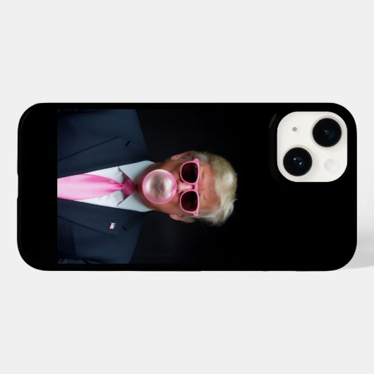 Trump Pink Bubble Gum President 47 Verenigde State Case-Mate iPhone Case (Achterkant (horizontaal))