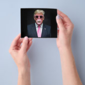 Trump Pink Bubble Gum President 47 Verenigde State Flyer (Hand)