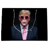Trump Pink Bubble Gum President 47 Verenigde State Groot Cadeauzakje (Voorkant)