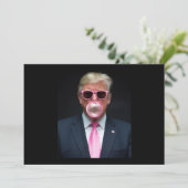 Trump Pink Bubble Gum President 47 Verenigde State Kaart (Staand voorkant)