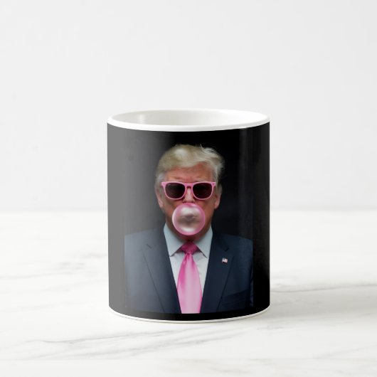 Trump Pink Bubble Gum President 47 Verenigde State Koffiemok (Center)