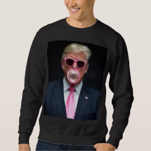 Trump Pink Bubble Gum President 47 Verenigde State Trui