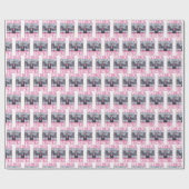 Trump Pink Wrapping Paper | Trump Santa Gift Wrap Cadeaupapier (Vlak)