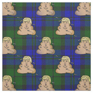 Trump plaid poep stof